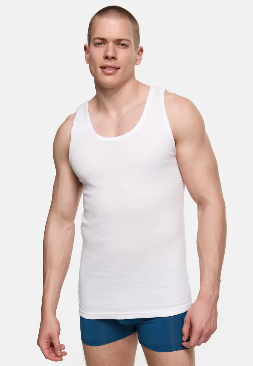 Nur Die Unterhemd 2-Pack - weiß - Größe 6 | L | 52