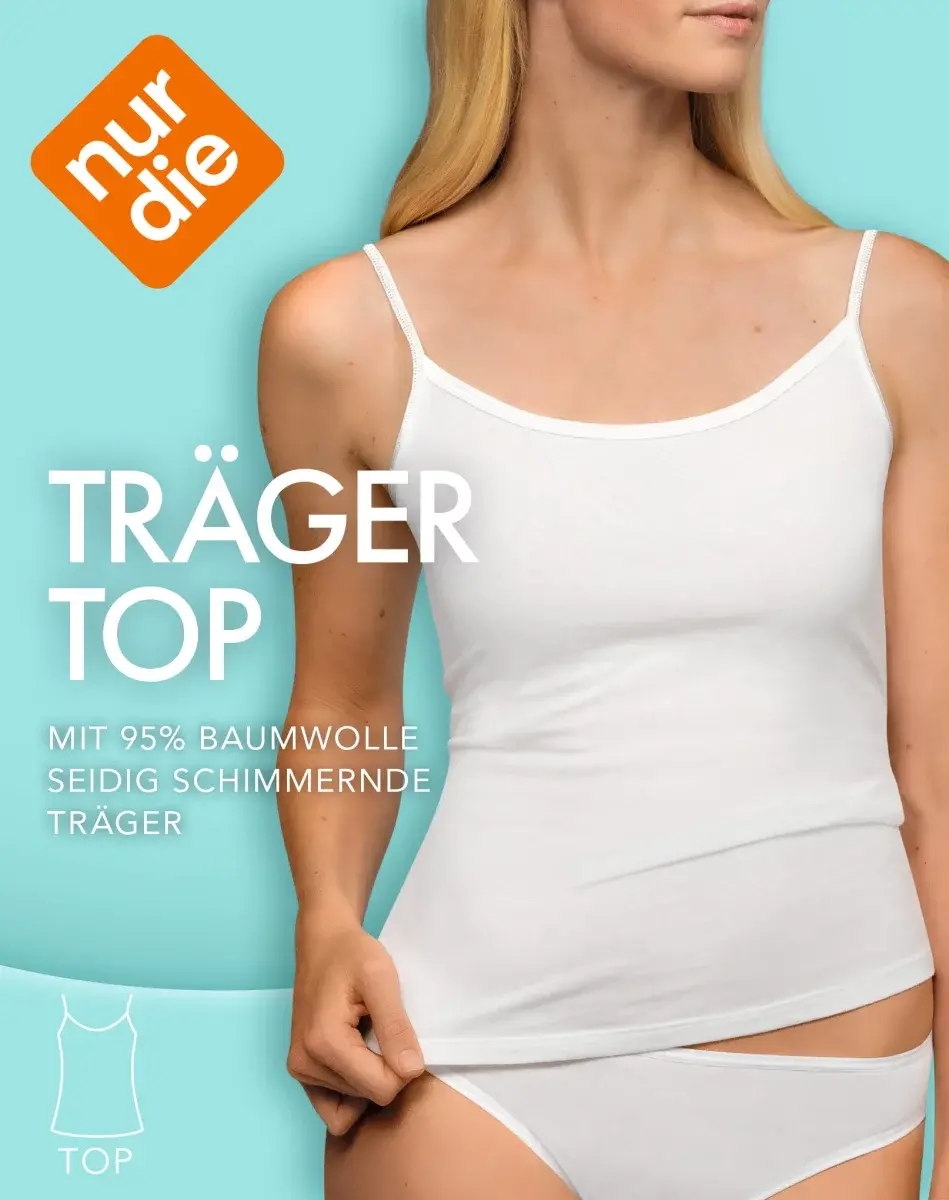 Nur Die Unterhemd Damen - Weiß - Größe 44-46