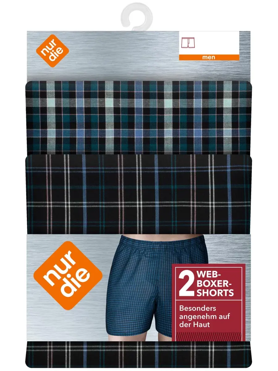 Nur Die Webboxershorts 2er Pack