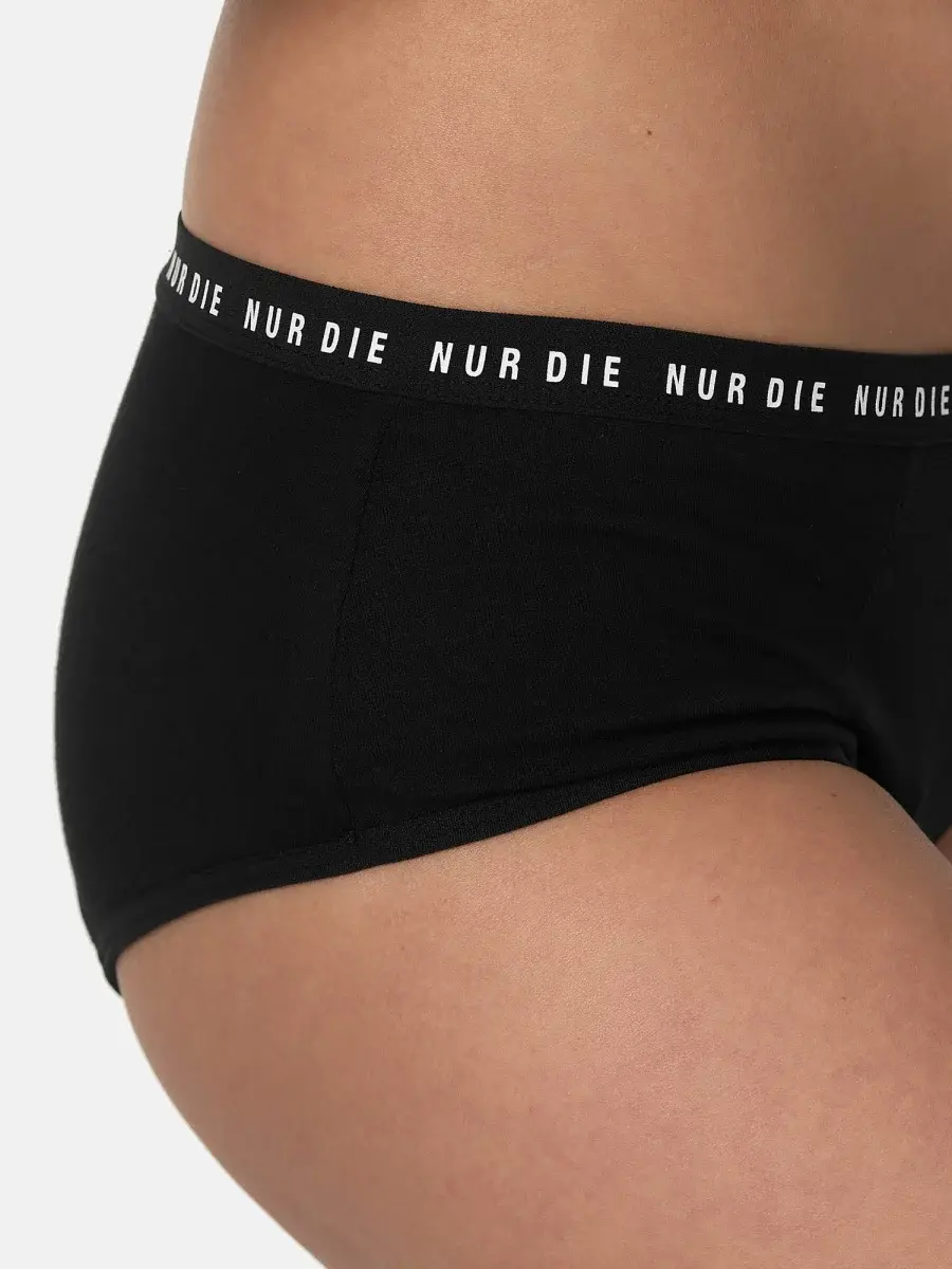Nur Die Periodenunterwäsche Alles Geregelt Panty Mittelstark - Schwarz - Größe 44-46