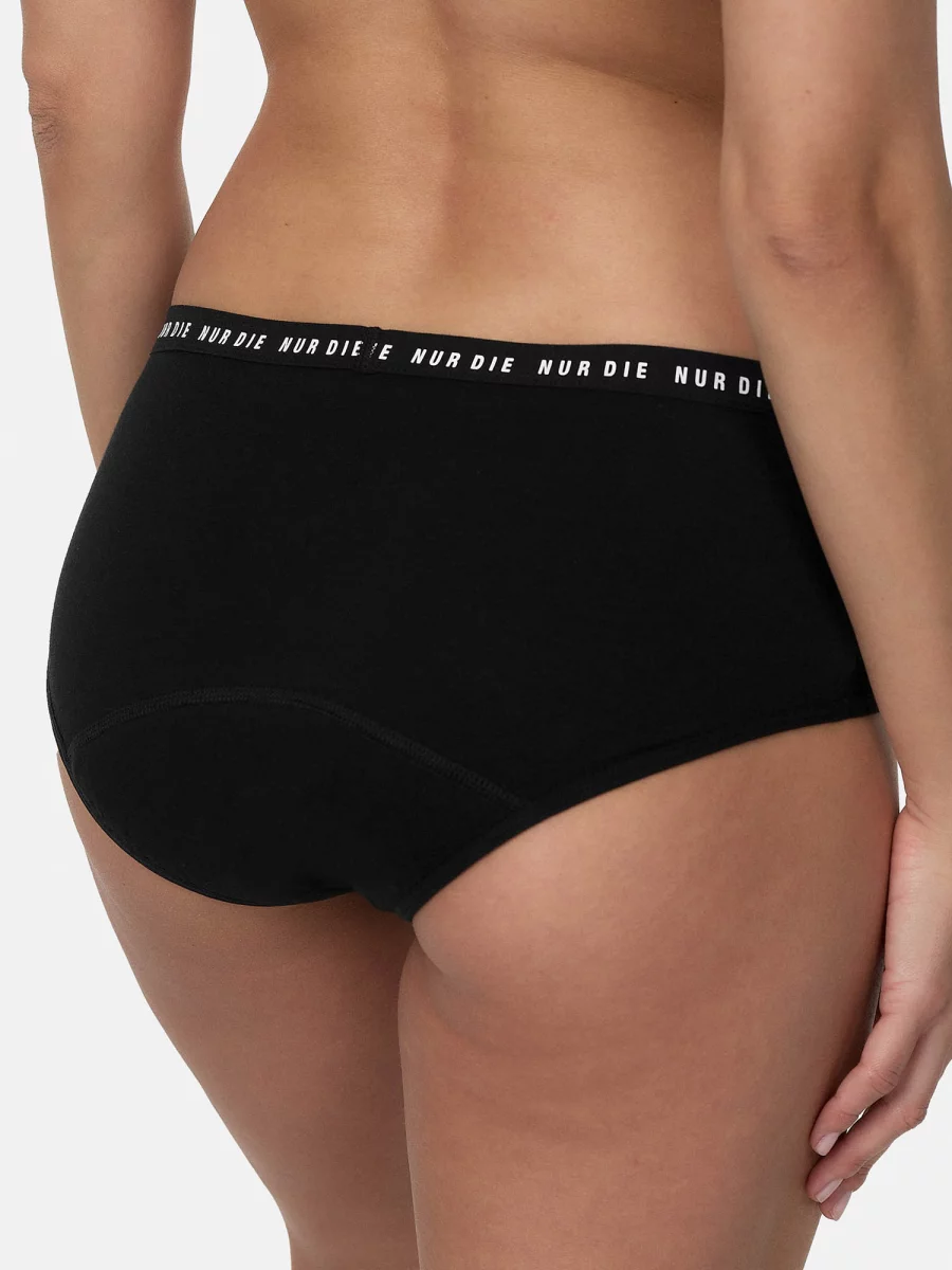 Nur Die Probierpack Periodenunterwäsche Alles Geregelt Panty Mittelstark + Extrastark - Schwarz - Größe 44-46