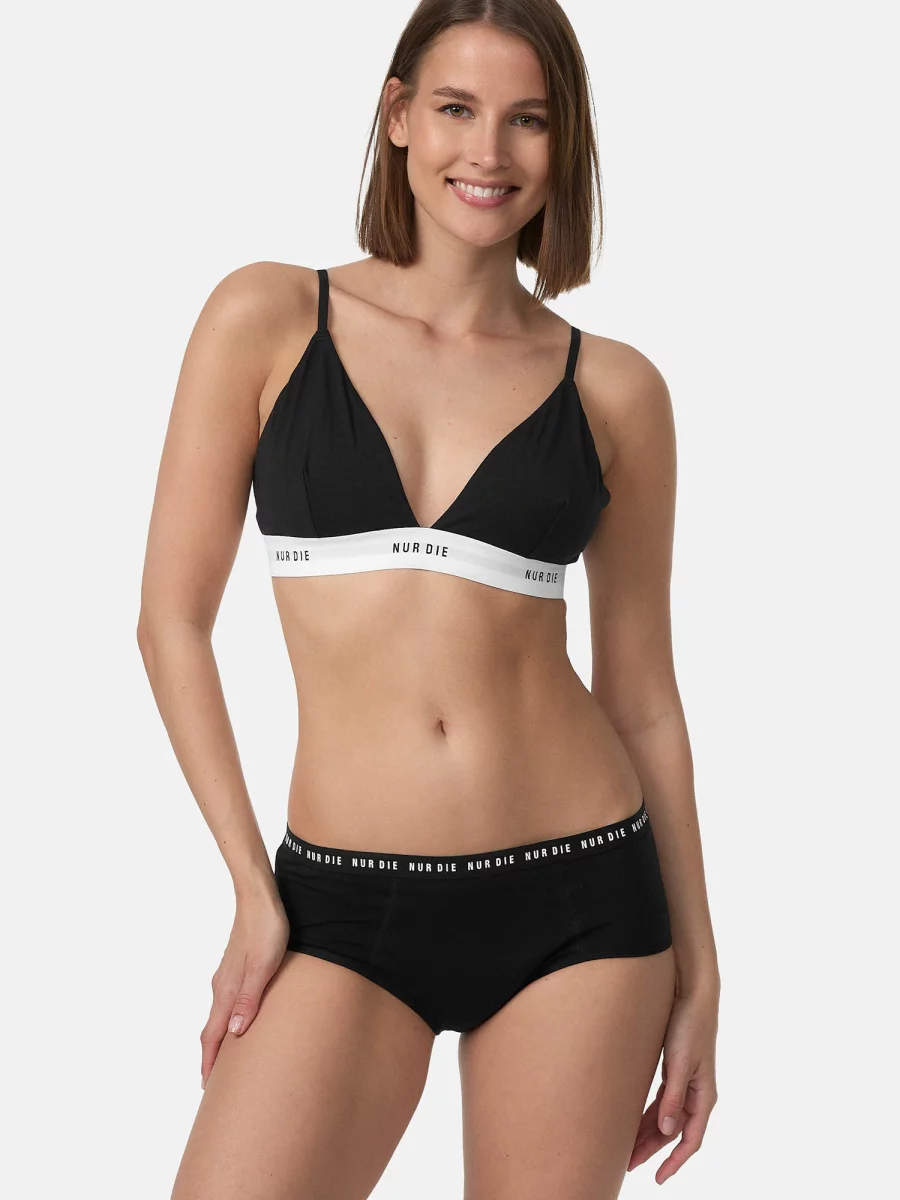 Nur Die Probierpack Periodenunterwäsche Alles Geregelt Panty Mittelstark + Extrastark - Schwarz - Größe 44-46