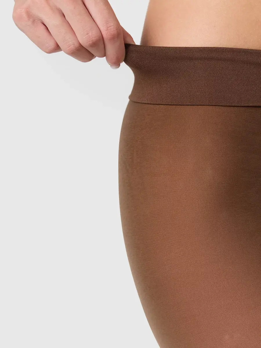 Nur Die Strumpfhose Warm & Transparent Strapazierfähig 80 DEN - Braun - Größe 40-44