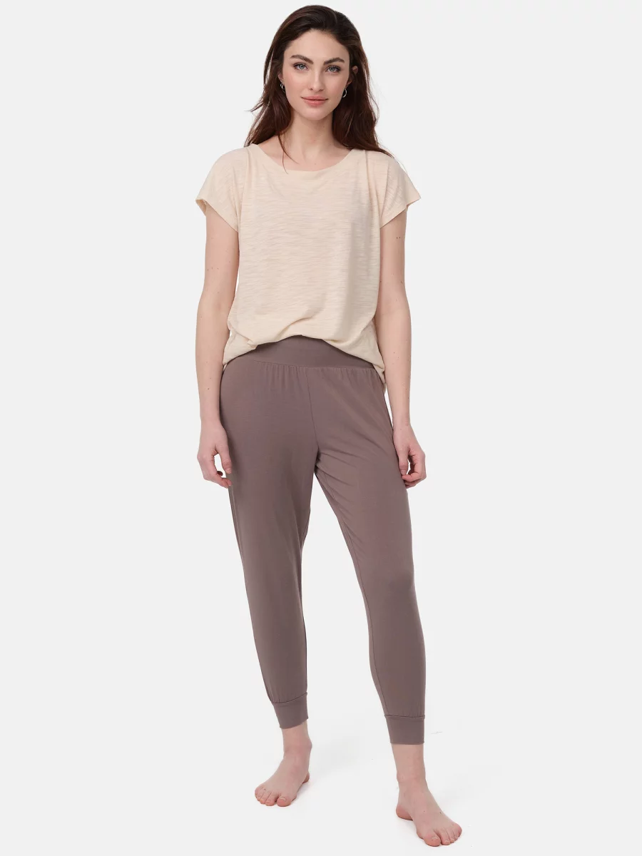 Nur Die Yoga-Hose - Relax & Go - Dunkeltaupe - Größe 44-46