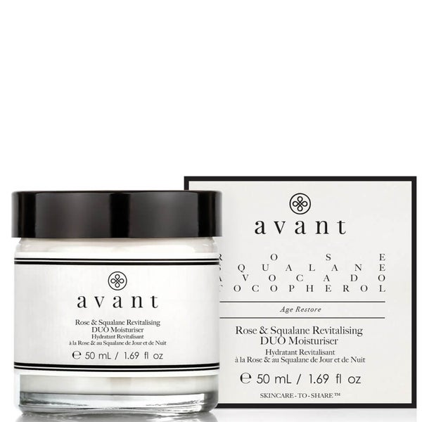 Avant Skincare Rose und Squalan Revitalisierende Duo-Feuchtigkeitspflege 50ml