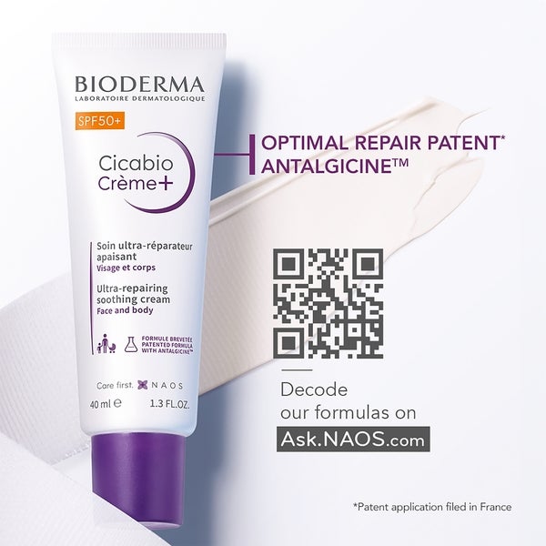 Bioderma Cicabio Ultra Reparing Soothing Cream With SPF50+ 40ml