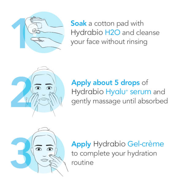 Bioderma Hydrabio Hyalu+ Plumping Hydrating Serum With Hyaluronic Acid For Dehydrated Skin 30ml