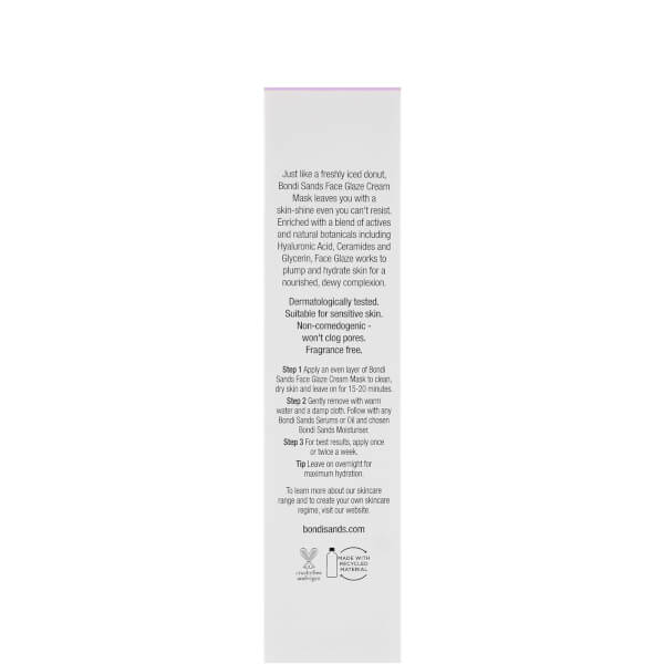 Bondi Sands Face Glaze Hydrating Cream Mask 75ml