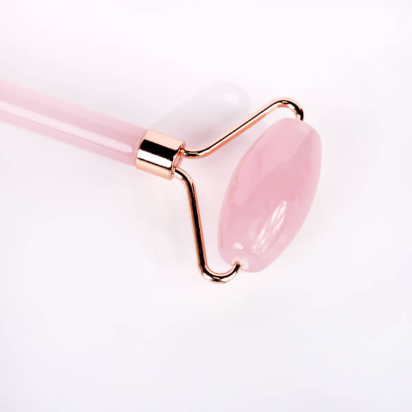 Brushworks HD Rose Quartz Resin Roller & Gua Sha