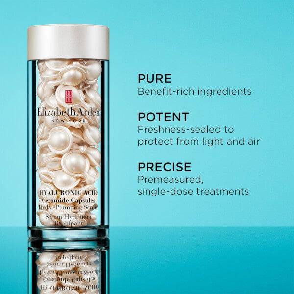 Elizabeth Arden Hyaluronic Acid Ceramide Capsules Hydra-Plumping Serum (90 Capsules)