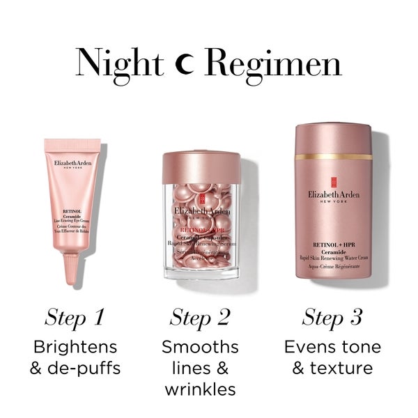 Elizabeth Arden Retinol Renewal Retinol + HPR Ceramide Water Cream 3-Piece Gift Set