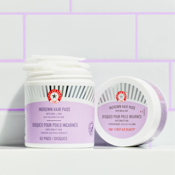 First Aid Beauty BHA And AHA Ingrown Hair Pads (Pack Of 60)