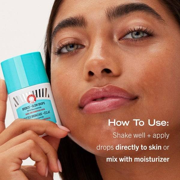 First Aid Beauty Bronze And Glow Drops With Niacinamide 30ml