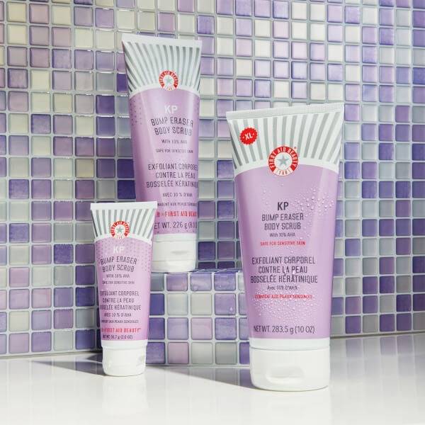 First Aid Beauty KP Bump Eraser Body Scrub With 10% AHA 283.5g