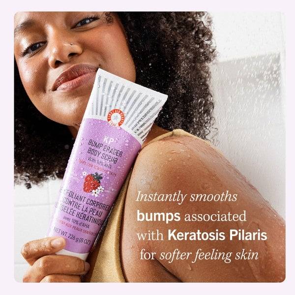 First Aid Beauty KP Bump Eraser Fresh Strawberry Body Scrub With 10% AHA 56.7g