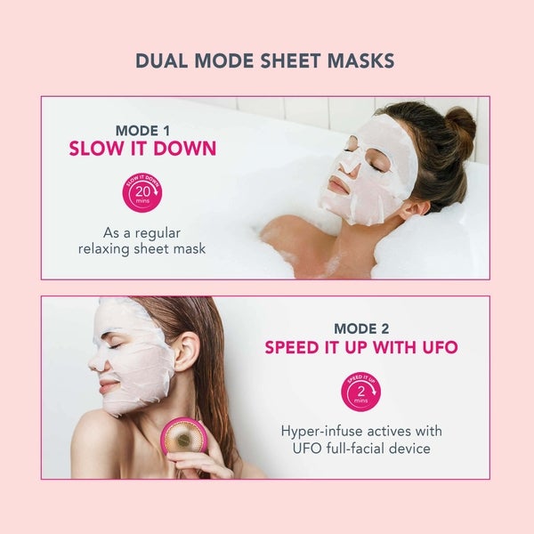 FOREO Bulgarian Rose Moisture-Boosting Sheet Face Mask (3 Pack)