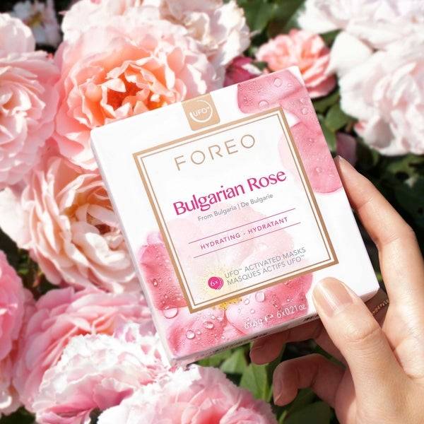 FOREO Bulgarian Rose UFO Moisture-Boosting Face Mask (6 Pack)