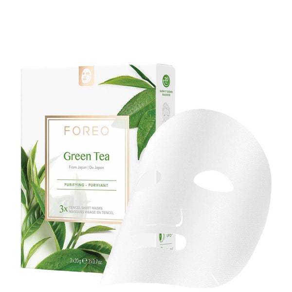 FOREO Green Tea Purifying Sheet Face Mask (3 Pack)