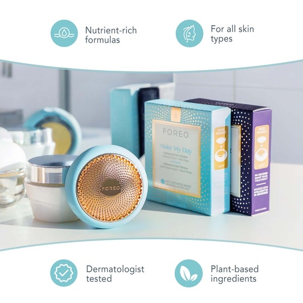 FOREO Make My Day UFO/UFO Mini Anti-Pollution And So Hydrating Face Mask (7 Pack)