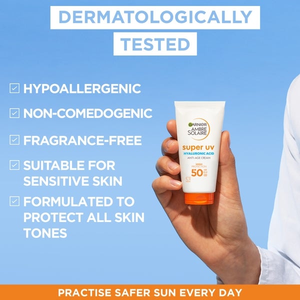 Garnier Ambre Solaire Anti-Age Super UV Face Protection SPF50 Cream 50ml