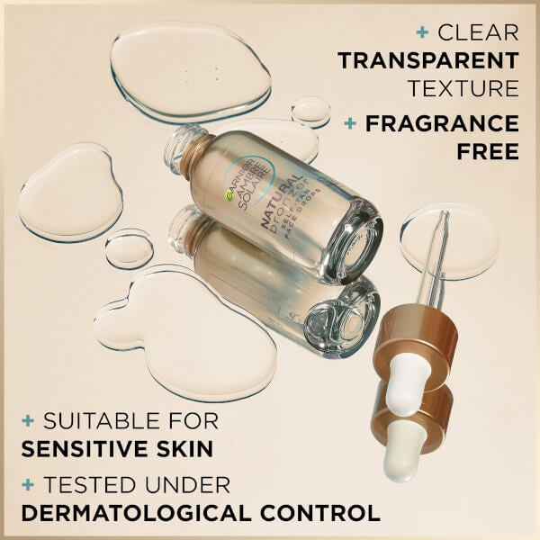 Garnier Ambre Solaire Natural Bronzer Self-Tan Face Drops 30ml