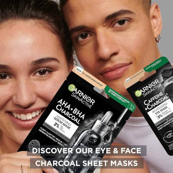 Garnier Depuffing Eye Mask With Bamboo Charcoal For Puffy Undereyes 5g