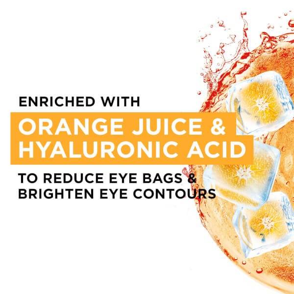 Garnier Hyaluronic Acid And Orange Juice Hydrating Brightening Eye Sheet Mask 6g