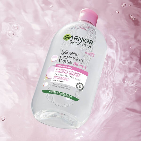 Garnier Micellar Water Facial Cleanser And Makeup Remover For Sensitive Skin 700ml