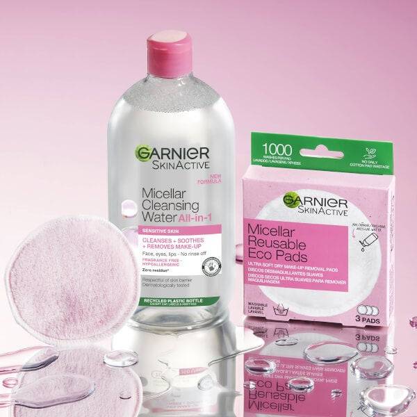 Garnier Micellar Water Facial Cleanser And Makeup Remover For Sensitive Skin 700ml