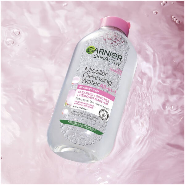 Garnier Micellar Water Facial Cleanser And Makeup Remover For Sensitive Skin 400ml