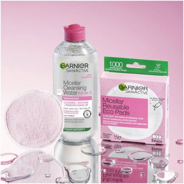 Garnier Micellar Water Facial Cleanser And Makeup Remover For Sensitive Skin 400ml