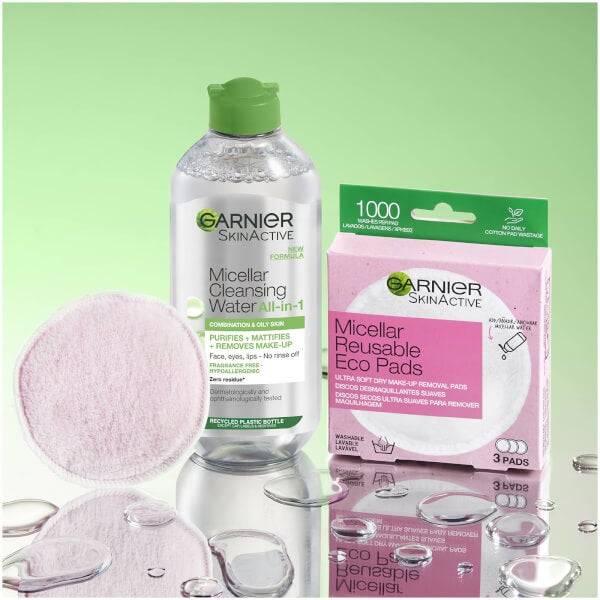 Garnier Micellar Water Facial Cleanser And Makeup Remover For Combination Skin 400ml