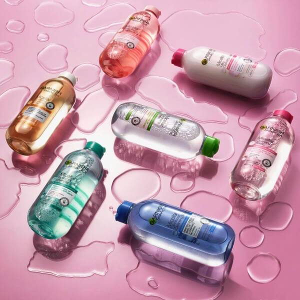 Garnier Micellar Water Facial Cleanser And Makeup Remover For Delicate Skin And Eyes 400ml