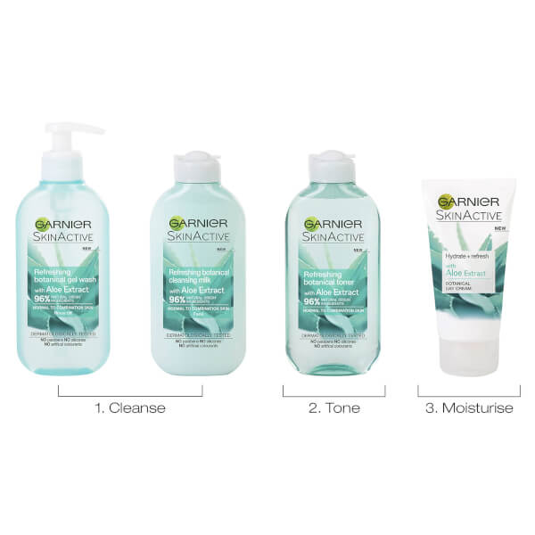 Garnier Natural Aloe Extract Cleansing Milk For Normal Skin 200ml