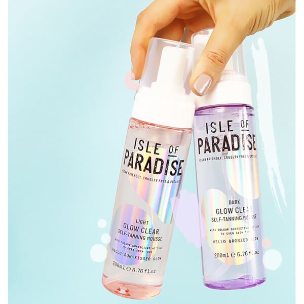 Isle Of Paradise Glow Clear Self-Tanning Mousse - Dark 200ml