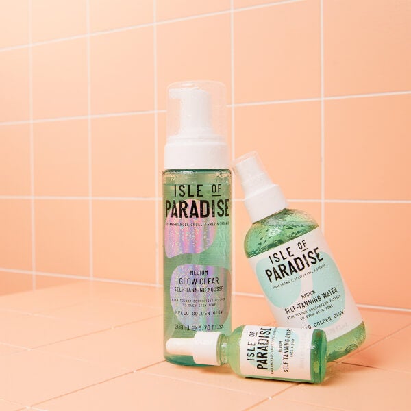 Isle Of Paradise Glow Clear Self-Tanning Mousse - Medium 200ml