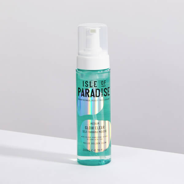Isle Of Paradise Glow Clear Self-Tanning Mousse - Medium 200ml