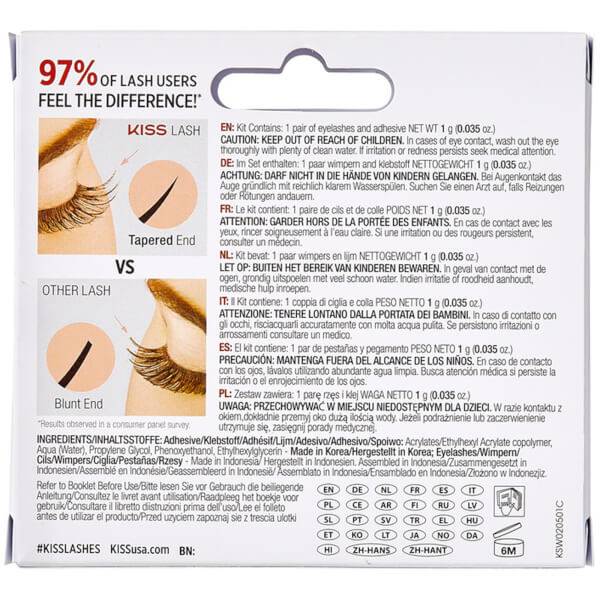 KISS So Wispy Wimpern (verschiedene Optionen) - Option: 04