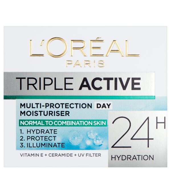 L'Oreal Paris Dermo Expertise Triple Active Multi-Protection Day Moistriser - Normal / Combination (50ml)