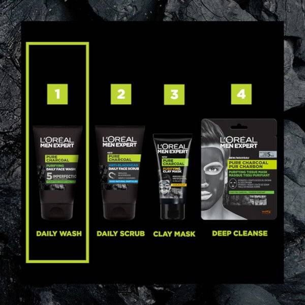 L'Oréal Paris Men Expert Pure Carbon Purifying Daily Face Wash 100ml