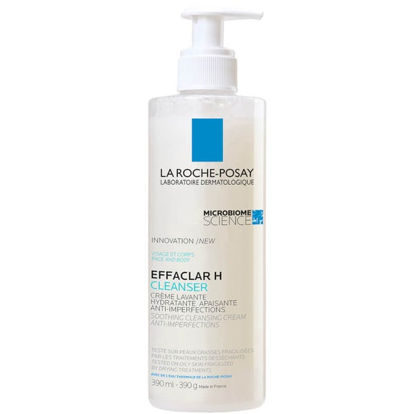 La Roche-Posay Effaclar H Cleansing Cream for Sensitive Blemish-Prone Skin 390ml