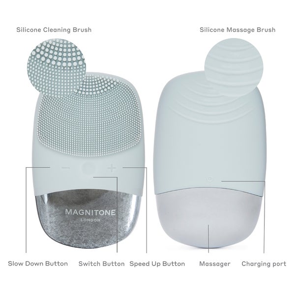 MAGNITONE London BabyBare Micro-Sonic Compact Cleansing Brush