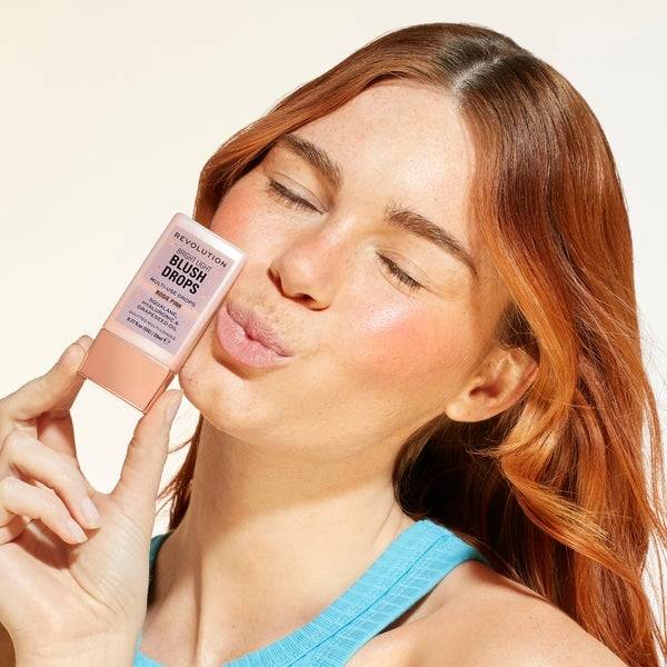 Makeup Revolution Bright Light Blush Drops - Pink Rosie