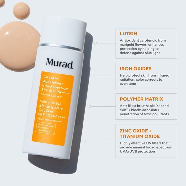 Murad City Skin Age Defense Broad Spectrum SPF 50 PA ++++