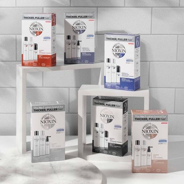 NIOXIN 3-Part System 2 Trial Kit For Natural Hair With Progressed Thinning