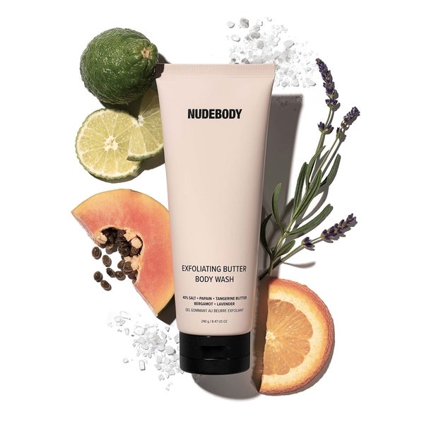 NUDESTIX NudeBody Exfoliating Butter Body Wash 240g Exclusive