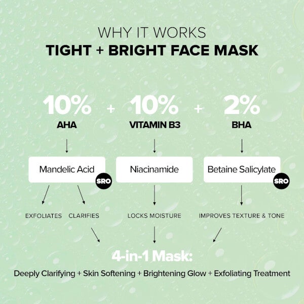 NUDESTIX NUDESKIN Tight And Bright Mask 40ml