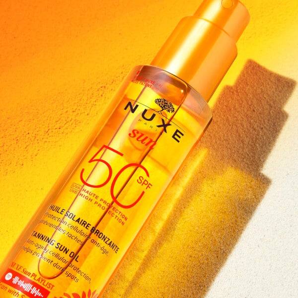 NUXE Face And Body Tanning Sun Oil High Protection SPF 50 150ml