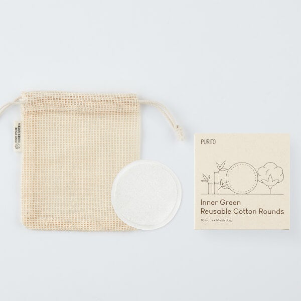 PURITO Inner Green Reusable Cotton Rounds 58g