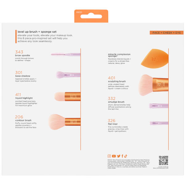 Real Techniques Level Up Brush And Sponge Set